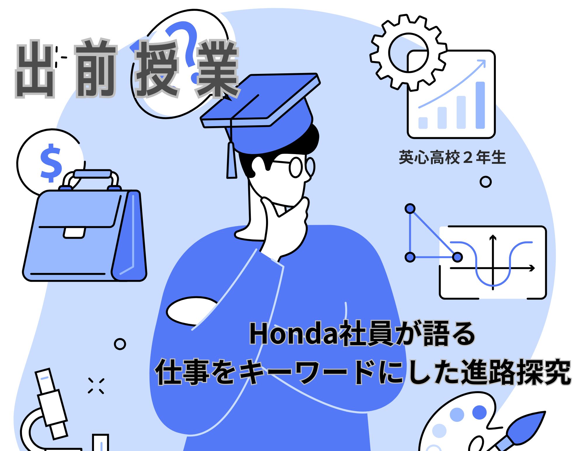 【出前授業】三重県英心高等学校（伊勢校）2年生へ「進路探究授業」